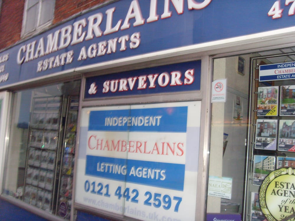 CHAMBERLAINS ESTATE AGENTS MOSELEY 2729 St Marys Row, Birmingham
