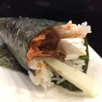 Sushi Pop - Softshell Crab Handroll with cream cheese? - Japanese Near Me - Fullerton, California Sushi Pop - Softshell Crab Handroll with cream cheese? - Japanese Near Me - Fullerton, California