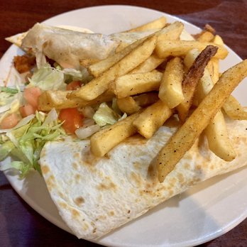 Legacy Pub - Chicken parm wrap with fries - American Near Me - Lafayette, Indiana