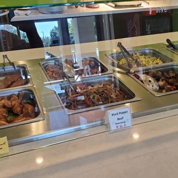 BentoLicious - These are the main entree items.  As you move to the left, another server will add the 3 side dishes of your choice. - Taiwanese Near Me - Pleasanton, California