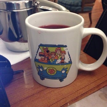 Felicitous - I got a custom hibiscus and chamomile tea, and they served it in a mystery machine mug. Scooby doo! - Coffee & Tea Near Me - Tampa, Florida