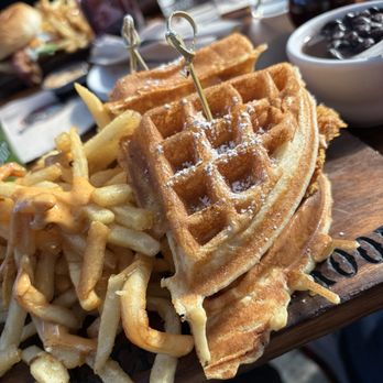 The Chicken Koop - Chicken and waffles sandwich - Chicken Shop Near Me - Downey, California