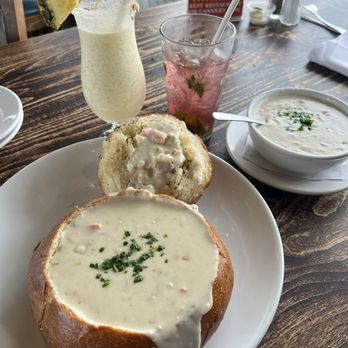 The Fish Hopper - Clam chowder - Seafood Near Me - Monterey, California The Fish Hopper - Clam chowder - Seafood Near Me - Monterey, California