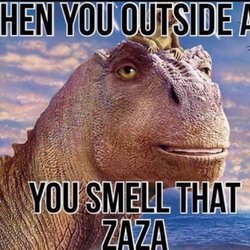 Zaza Smoke Shop - Store mascot