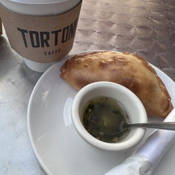 Tortoni Caffe - Chagaccino and breakfast empanada. - Coffee & Tea Near Me - Sherman Oaks, California
