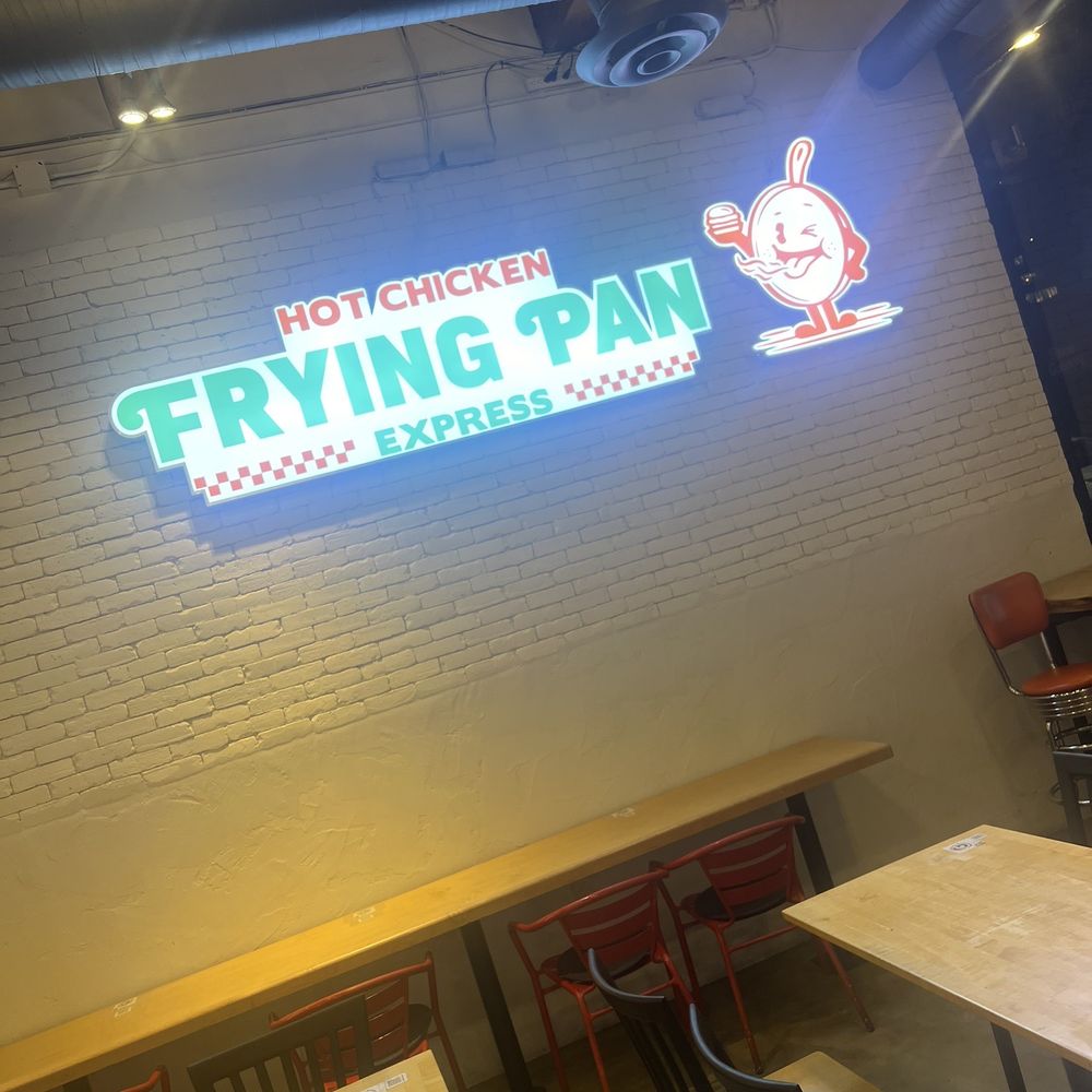 Frying Pan Express - Sign in interior - Chicken Shop Near Me - North Vancouver, British Columbia