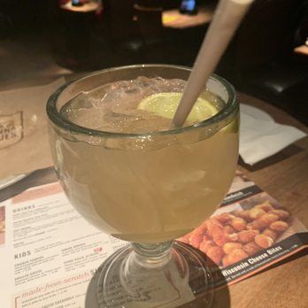 Cheddar's Scratch Kitchen - The margaritas are a good size and strong with paper straw - Comfort Food Near Me - Brandywine, Maryland