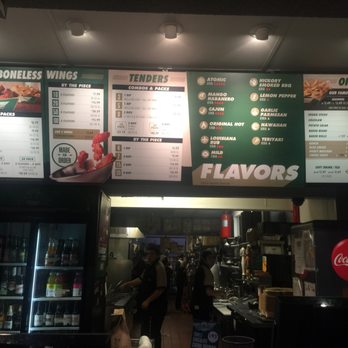 Wingstop - Super easy orders. But if you go during peak hours, I suggest you phone in your order for pick up. Here is the menu. - Chicken Wings Near Me - American Canyon, California