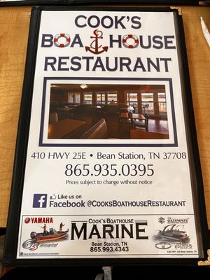 Cook's Boathouse Restaurant by null