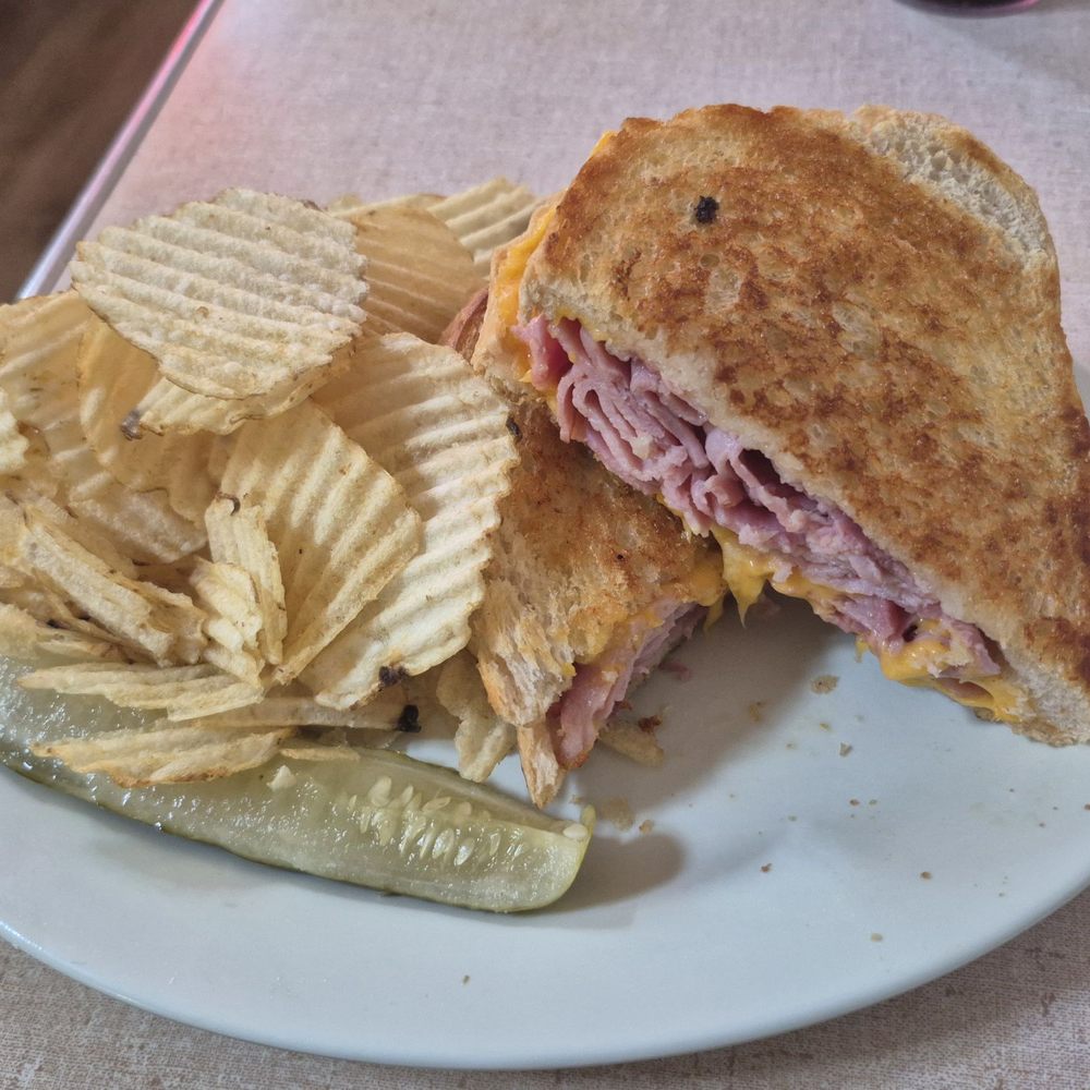 Crown Candy Kitchen - Grilled ham and cheese platter - Candy Stores Near Me - St. Louis, Missouri Crown Candy Kitchen - Grilled ham and cheese platter - Candy Stores Near Me - St. Louis, Missouri