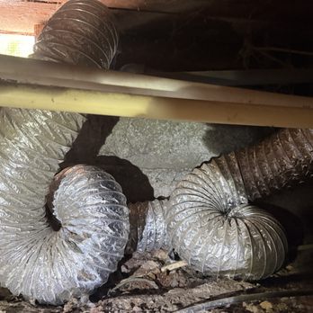 Shasta Air Duct Cleaning - Some of the coils of flex duct. - Air Duct Cleaning Near Me - Redding, California Shasta Air Duct Cleaning - Some of the coils of flex duct. - Air Duct Cleaning Near Me - Redding, California