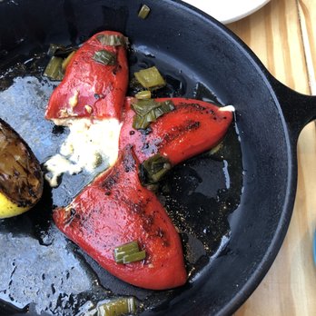 The Yard - Goat Cheese peppers.  You get 5 but I ate two already! - Sports Bars Near Me - McKinney, Texas
