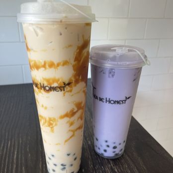 Tea Be Honest - Hokkaido MT and Taro MT.   The best!!! - Bubble Tea Near Me - Hemet, California
