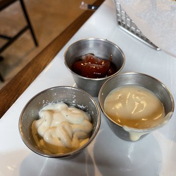 Emmet's Social Table - three small bowls of food - American Near Me - Waxhaw, North Carolina Emmet's Social Table - three small bowls of food - American Near Me - Waxhaw, North Carolina