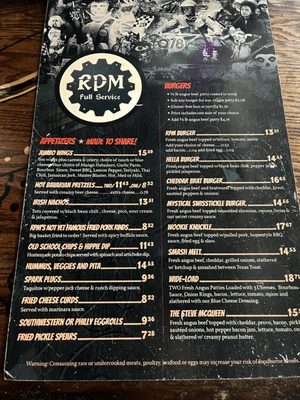 Menu photo 2 RPM Full Service Newnan, GA