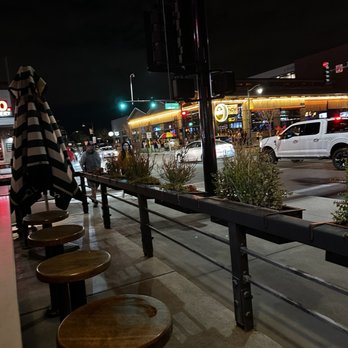 Zinburger - DT Gilbert from the outside patio. - Burgers Near Me - Gilbert, Arizona