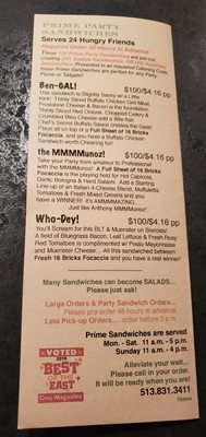 Menu photo 1 Lehr's Prime Market Milford, OH Menu photo 1 Lehr's Prime Market Milford, OH