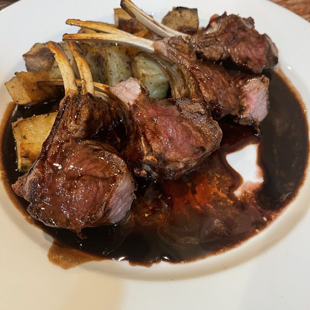Tre Monti - Lamb Chops $57 - Wine Bars Near Me - Los Altos, California