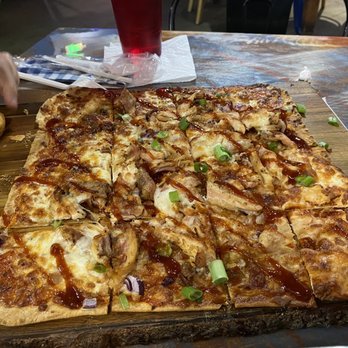 Lucille's BBQ - BBQ chicken flatbread - American Near Me - Fort Wayne, Indiana Lucille's BBQ - BBQ chicken flatbread - American Near Me - Fort Wayne, Indiana