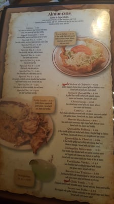 Menu photo 4 Las Trancas Mexican Restaurant Ripley, WV