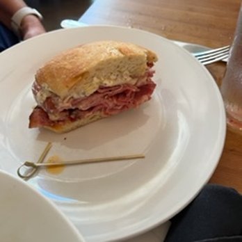Farmhaus - The pastrami sandwich (split) - New American Near Me - Granite Bay, California Farmhaus - The pastrami sandwich (split) - New American Near Me - Granite Bay, California