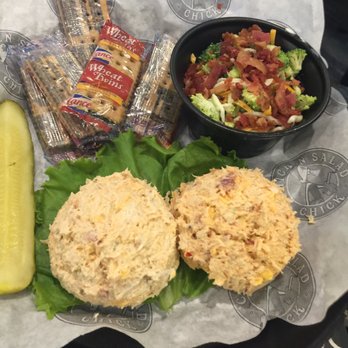 Chicken Salad Chick - Jazzie Julie snd kicked Kay Lynne n broccoli salad plate - Salad Near Me - Bradenton, Florida