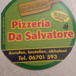 Da Salvatore - Speisekarte zum Mitnehmen!