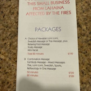 Banyan Tree Spa - Day Spas Near Me - Lahaina, Hawaii
