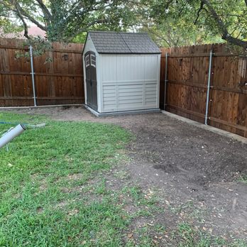 CQS Construction - Concrete pad and part of retaining wall. - Masonry/Concrete Near Me - Cedar Creek, Texas