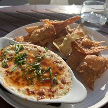 The Islander - Fried wonton and cheese dip - Tiki Bars Near Me - Coronado, California The Islander - Fried wonton and cheese dip - Tiki Bars Near Me - Coronado, California