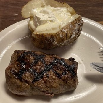 Texas Roadhouse - 6 oz steak with simple potato, butter only. - Steakhouses Near Me - The Colony, Texas