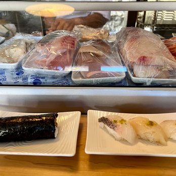 Sushi NAKATA - Negitoro handroll and 3/10 premium sushi. Red snapper, scallop, and albacore - Sushi Bars Near Me - Monrovia, California Sushi NAKATA - Negitoro handroll and 3/10 premium sushi. Red snapper, scallop, and albacore - Sushi Bars Near Me - Monrovia, California