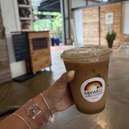 Banana bread syrup latte