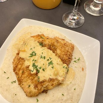 Aye Tea Elle Elevated Tapas - Fried red snapper and grits - New American Near Me - College Park, Georgia