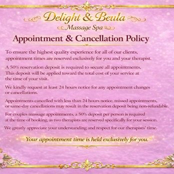 Delight & Beula Massage Spa - Massage Therapy Near Me - Redding, California