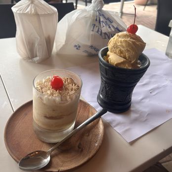 INTIMAR Peruvian Restaurant - Quattro Leches cake & ice cream - Peruvian Near Me - Sunny Isles Beach, Florida