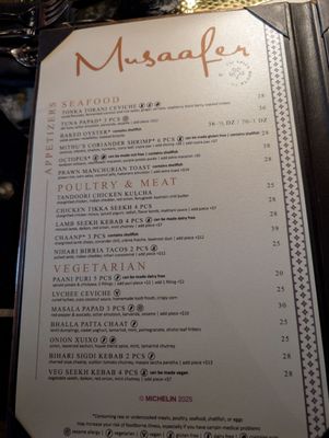 Menu photo 3 Musaafer Houston, TX Menu photo 3 Musaafer Houston, TX