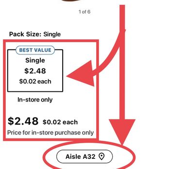 Walmart Supercenter - Walmart smartphone app showing the product I wanted, its sale price, and aisle location in this store location. - Grocery Near Me - Reno, Nevada Walmart Supercenter - Walmart smartphone app showing the product I wanted, its sale price, and aisle location in this store location. - Grocery Near Me - Reno, Nevada
