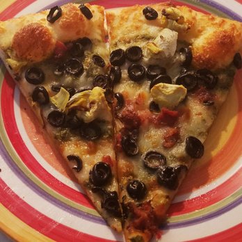 Bellagios Pizza - Bacon, artichoke, and black olive pizza. - Pizza Near Me - Beaverton, Oregon Bellagios Pizza - Bacon, artichoke, and black olive pizza. - Pizza Near Me - Beaverton, Oregon