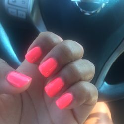 Vision Nail & Spa - Gel mani came out perfect! Might have to be my new spot