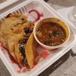 Lamb Tacos with Consome Lamb Tacos with Consome