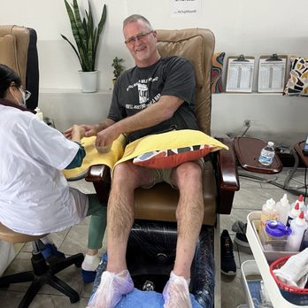 Blue Ocean Nails Spa - First time being pampered. - Nail Salons Near Me - San Diego, California