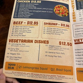 Son Nam Restaurant - Lunch special menu - Vietnamese Near Me - Houston, Texas