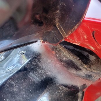 Lil Joeys Autobody - over spray prime under hood - Auto Repair Near Me - Chicago, Illinois Lil Joeys Autobody - over spray prime under hood - Auto Repair Near Me - Chicago, Illinois