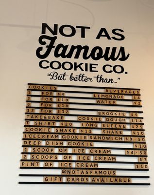 Not As Famous Cookie Company by null