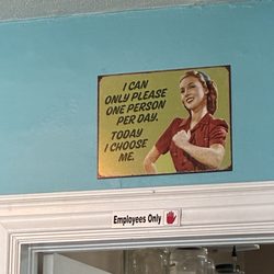 Inside restaurant