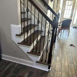 Carpet & Flooring Transformers - New stairs installed & stained
