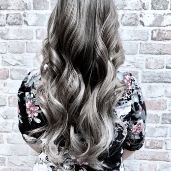 Tavu Beauty Studio - Beige Blonde color melt to Silver Smoke. This photo doesn't do the color justice. - Hair Stylists Near Me - La Habra, California Tavu Beauty Studio - Beige Blonde color melt to Silver Smoke. This photo doesn't do the color justice. - Hair Stylists Near Me - La Habra, California