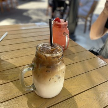 Mex Cocina Cafe - Horchata coffee and strawberry lemonade - Desserts Near Me - Burbank, California