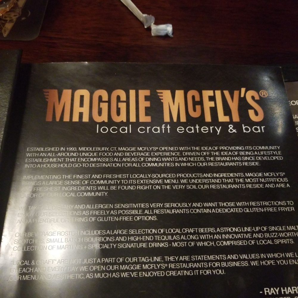 Maggie McFly's | Albany - The start of a very big menu!!! - New American Near Me - Albany, New York